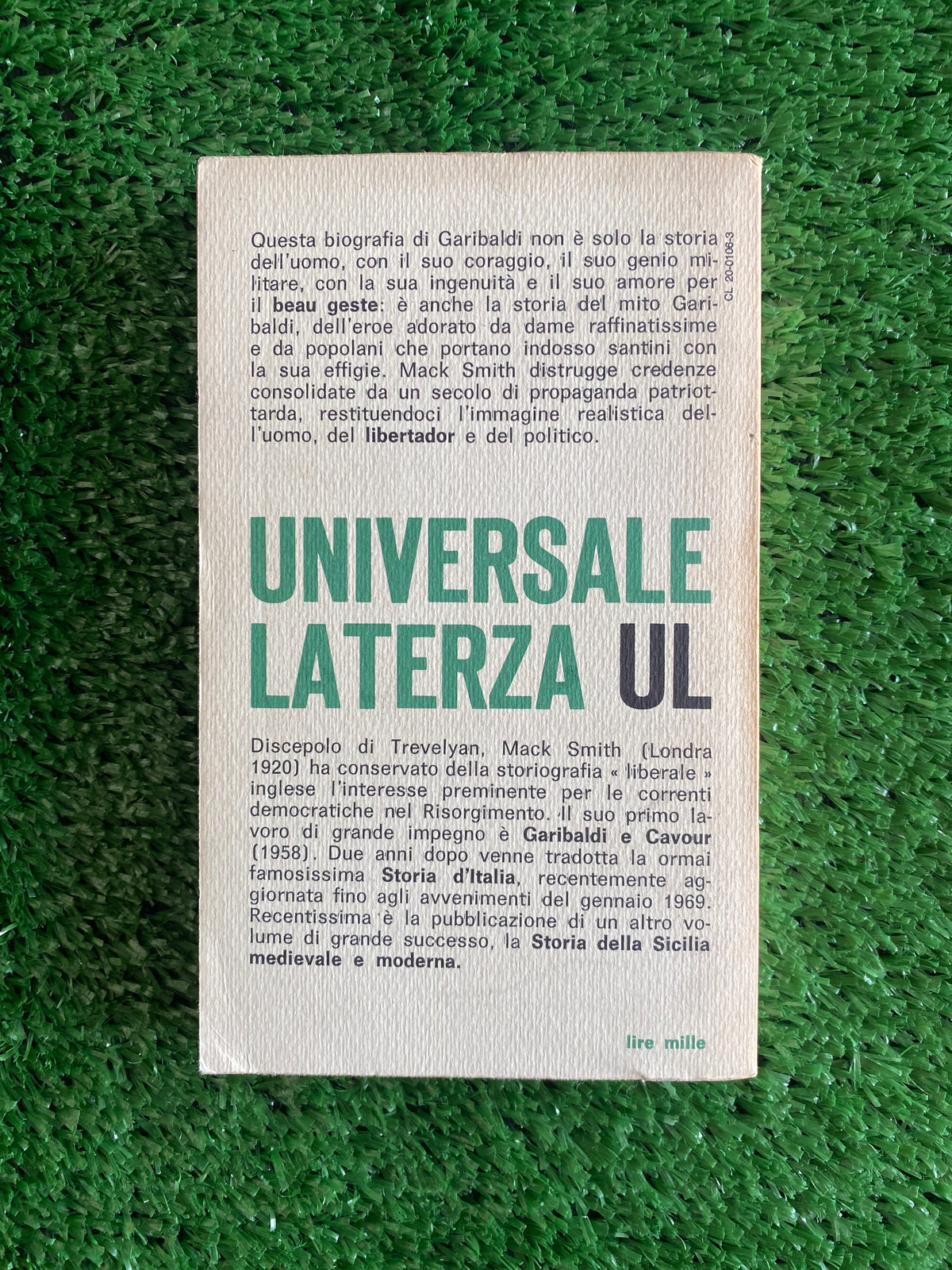 Libro - Garibaldi - Denis Mack Smith (Universale Laterza) #L107