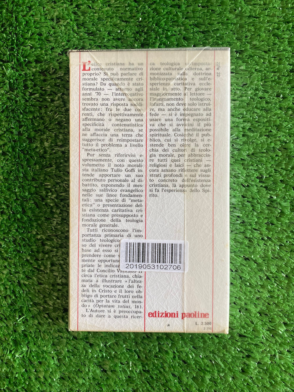 Libro - Carità esperienza di spirito - Tullo Goffi (Edizioni Paoline) #L108