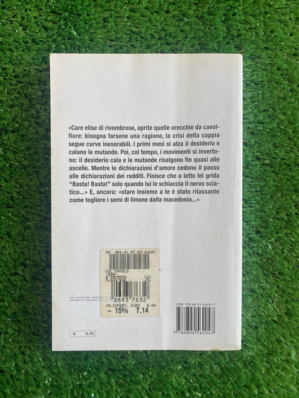 Libro - Luciana Littizzetto - Col cavolo (Oscar Mondadori) #L19
