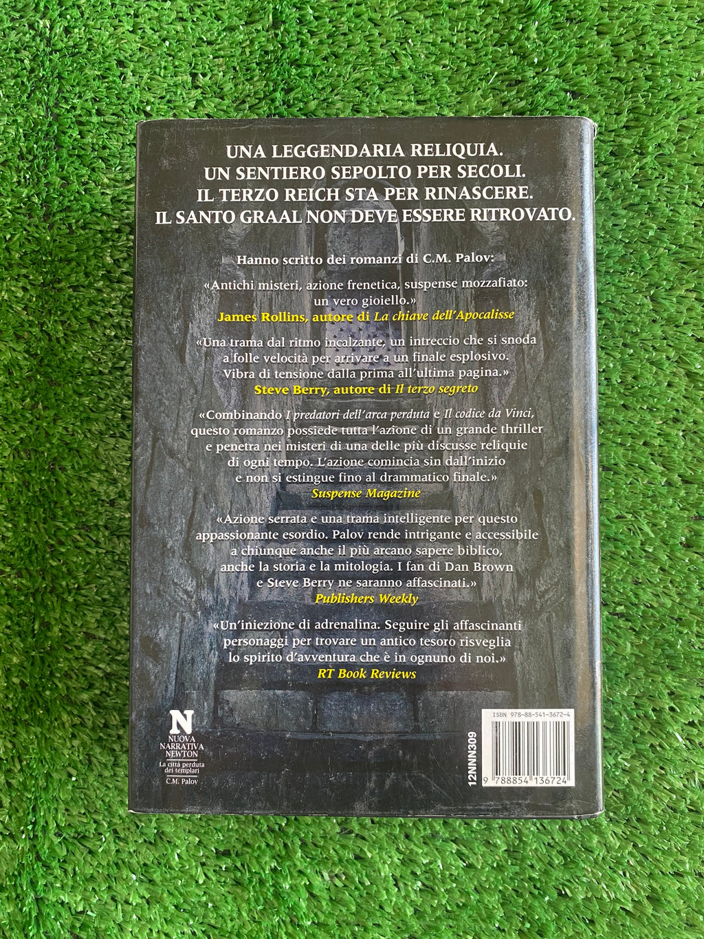 Libro - C.M. Palov - La città perduta dei templari (Copertina rigida Newton Compton) #L35