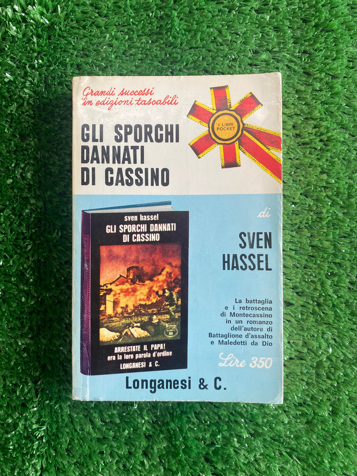 Libro - Sven Hassel - Gli sporchi dannati di Cassino (Longanesi Pocket Vintage) #L57