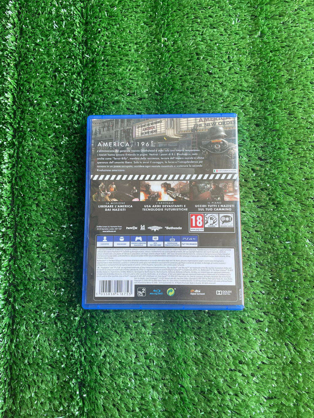 #020 Videogioco ps4 Wolfenstein II: The New Colossus