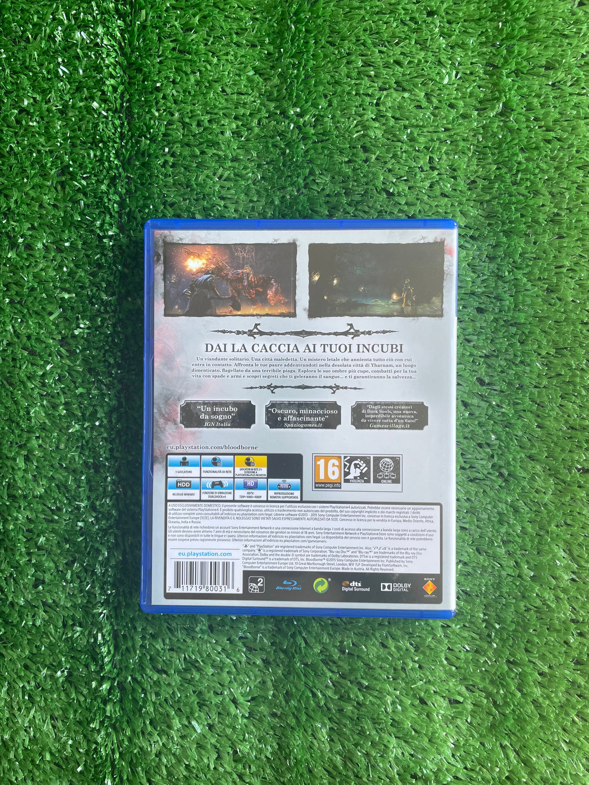 #G027 Videogioco ps4 Bloodborne