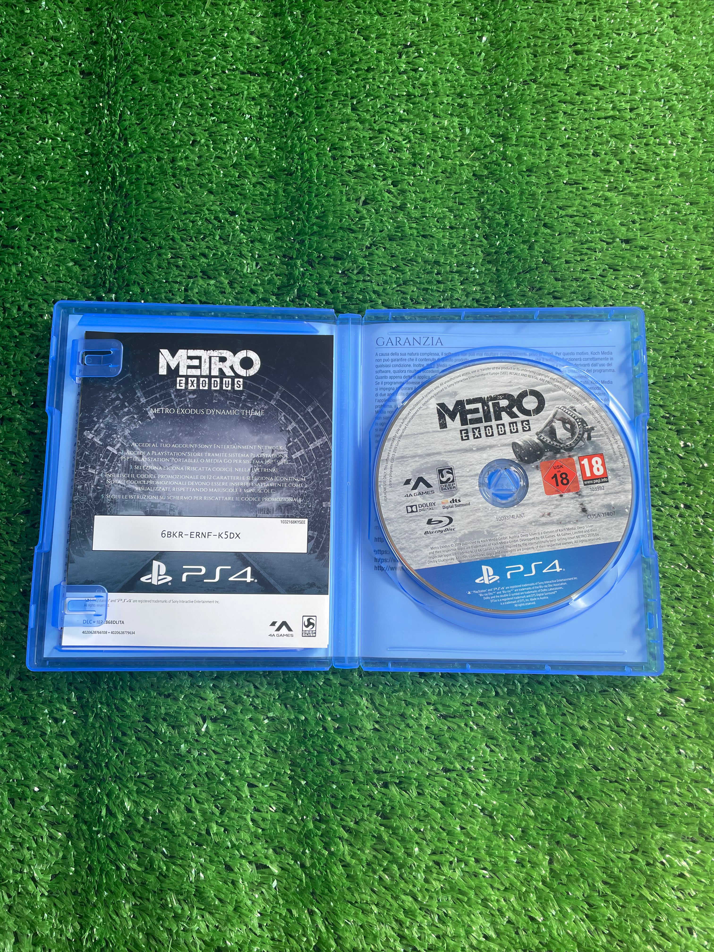 #040 Videogioco ps4 Metro Exodus