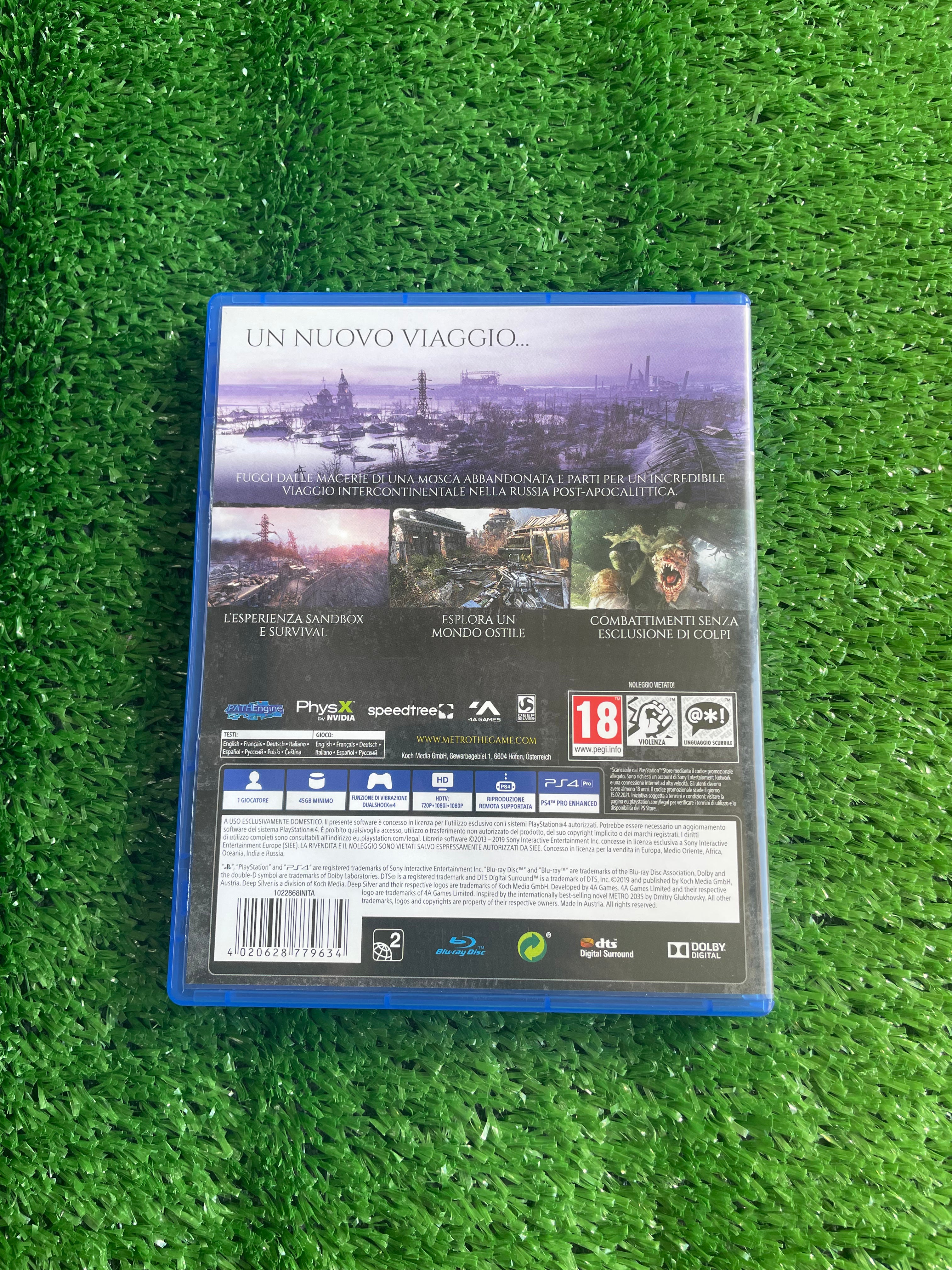 #040 Videogioco ps4 Metro Exodus