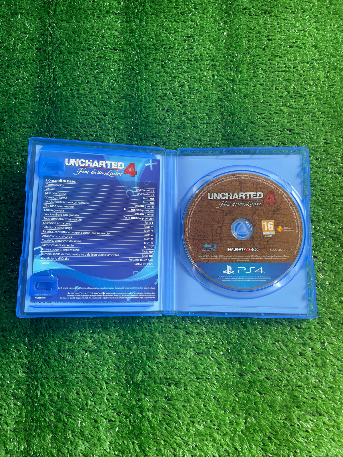 #G041 Videogioco ps4 Uncharted 4