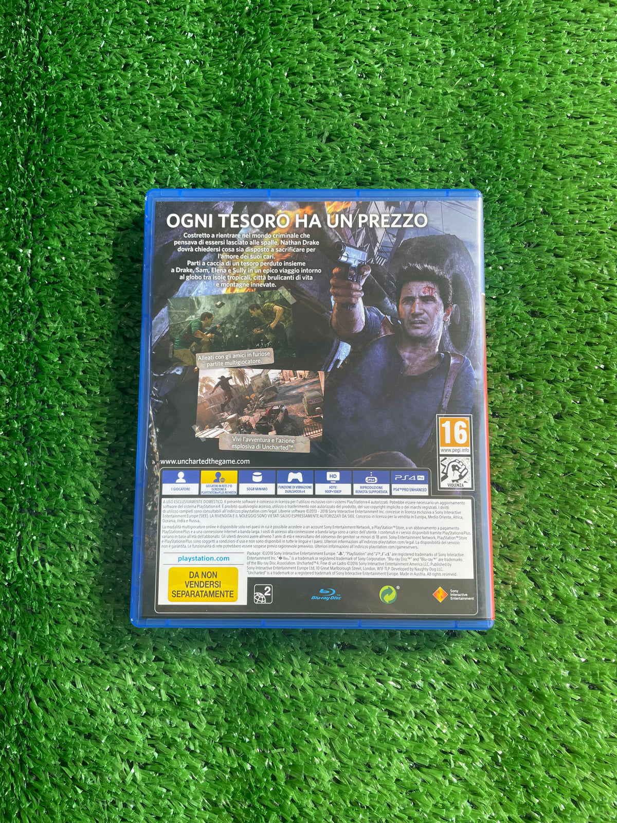 #G041 Videogioco ps4 Uncharted 4