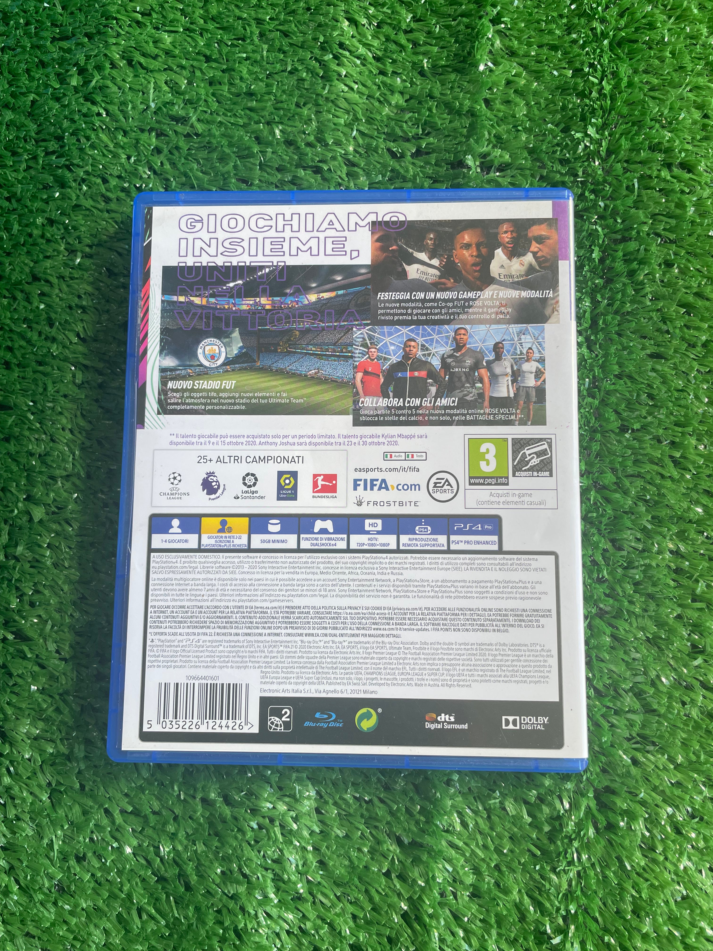 #067 Videogioco ps4 FIFA 21
