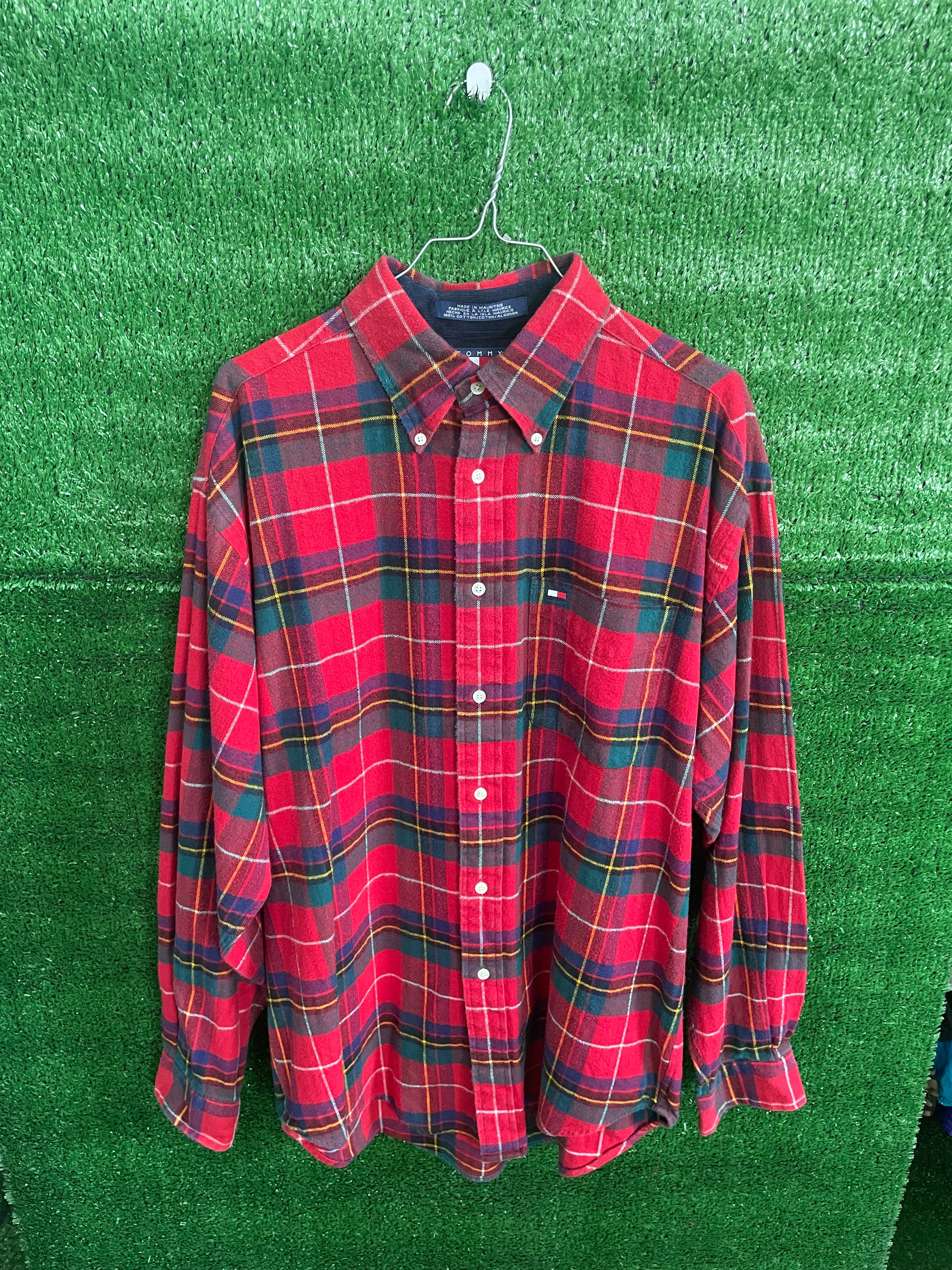 #003 Camicia a quadri Tommy Hilfiger