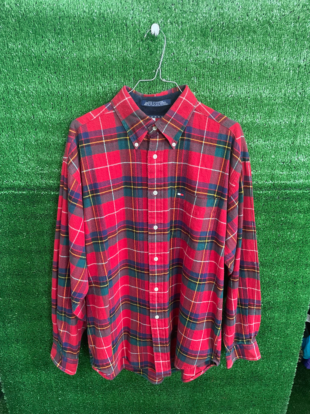 #003 Camicia a quadri Tommy Hilfiger