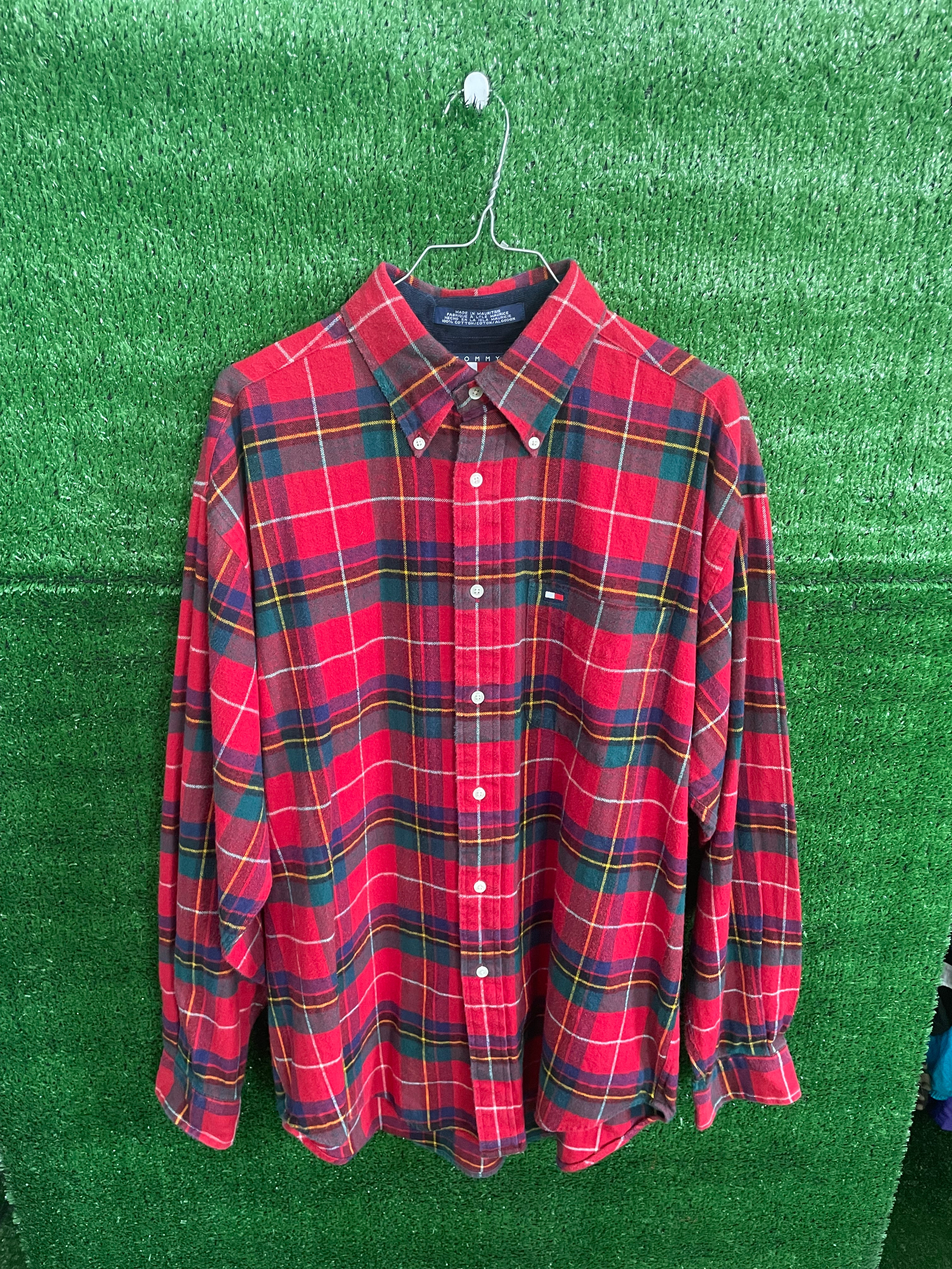 #003 Camicia a quadri Tommy Hilfiger