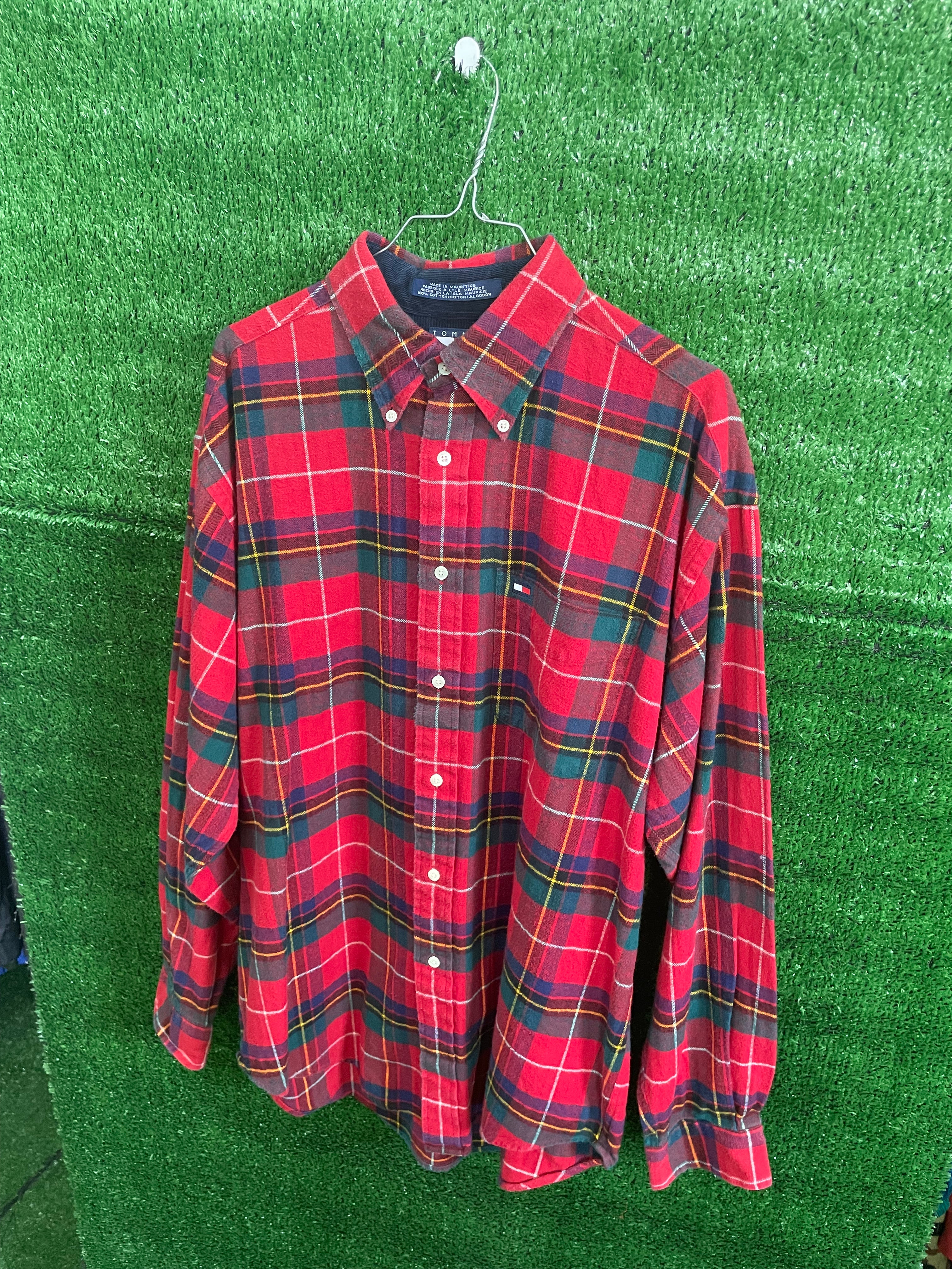#003 Camicia a quadri Tommy Hilfiger