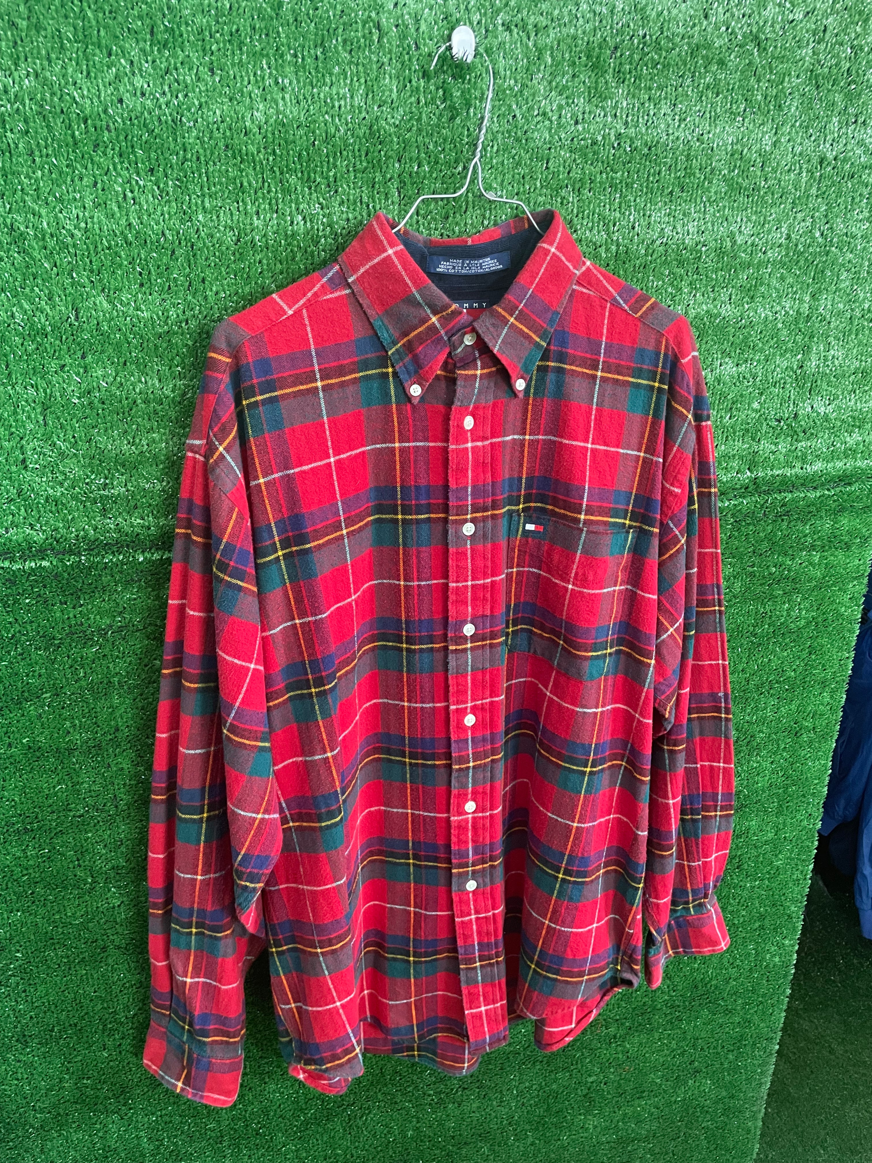 #003 Camicia a quadri Tommy Hilfiger