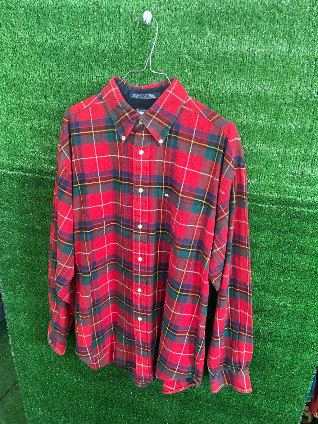 #003 Camicia a quadri Tommy Hilfiger