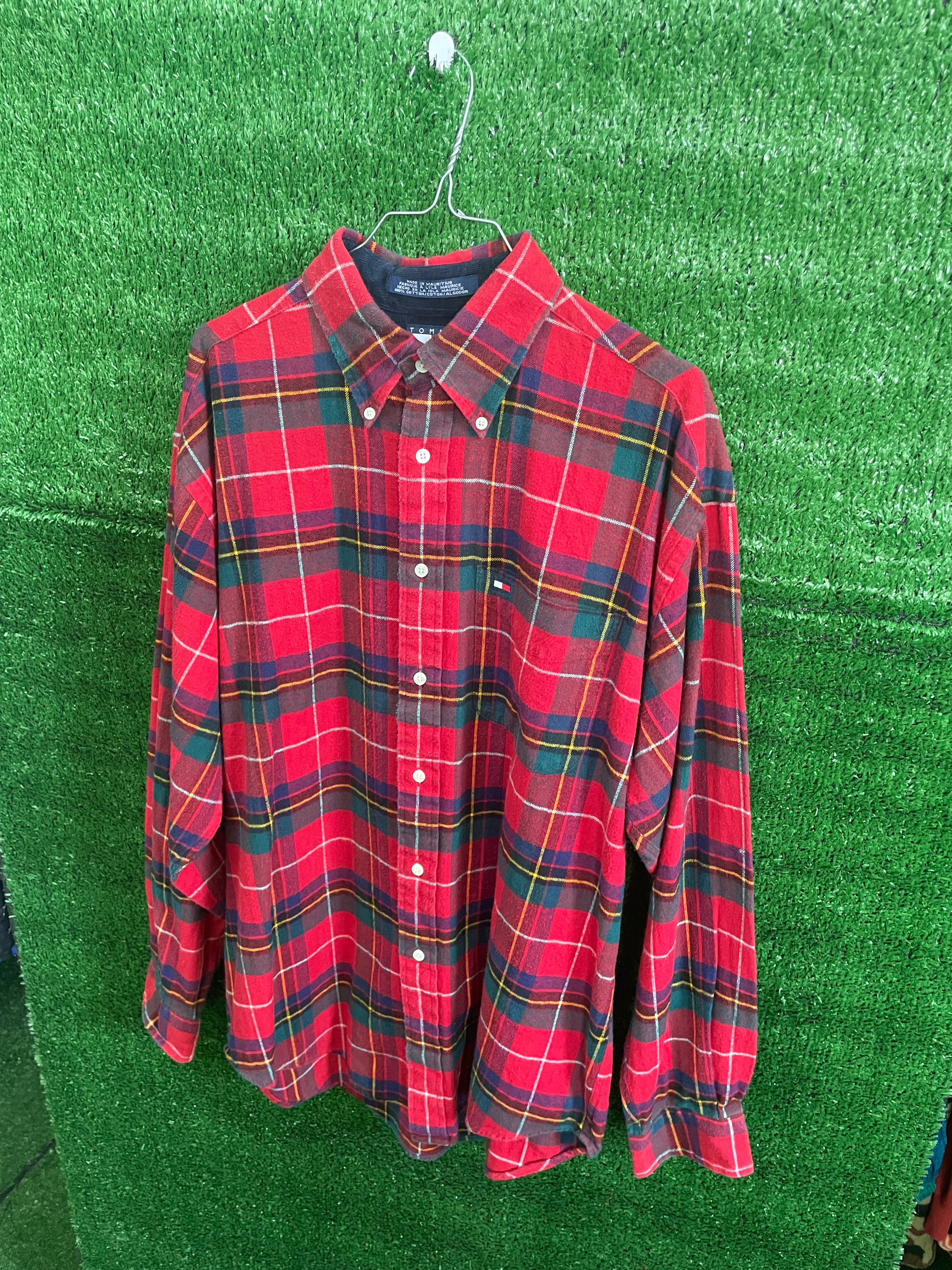 #003 Camicia a quadri Tommy Hilfiger