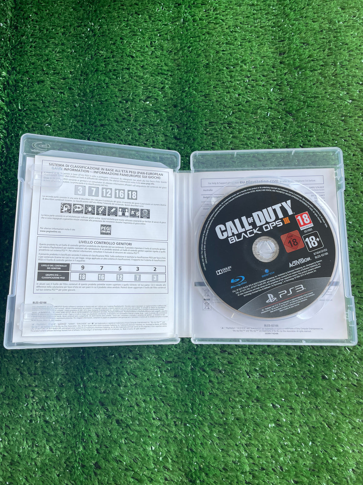 #G077 Videogioco ps3 Call of Duty Black Ops 3