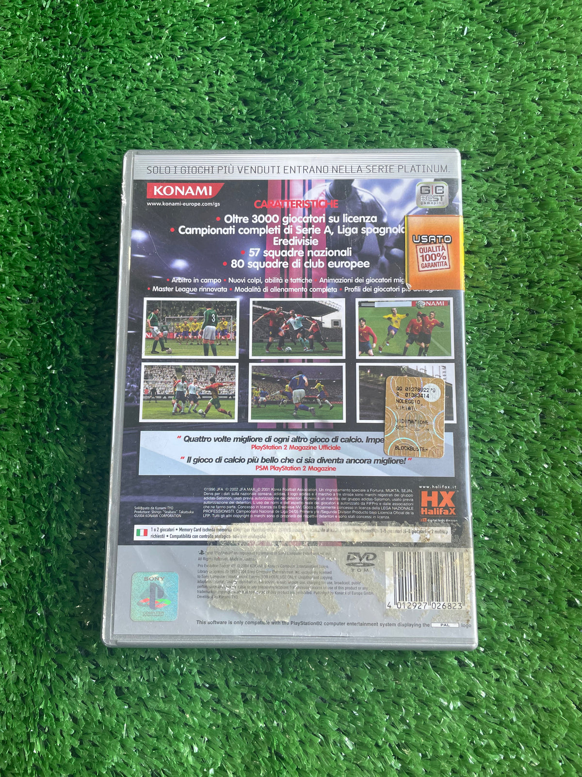 #G074 Videogioco ps2 Pro Evolution Soccer 4