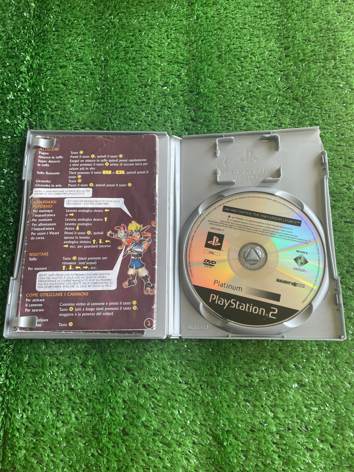 #G098 Videogioco ps2 Jak and Daxter The Precursor Legacy