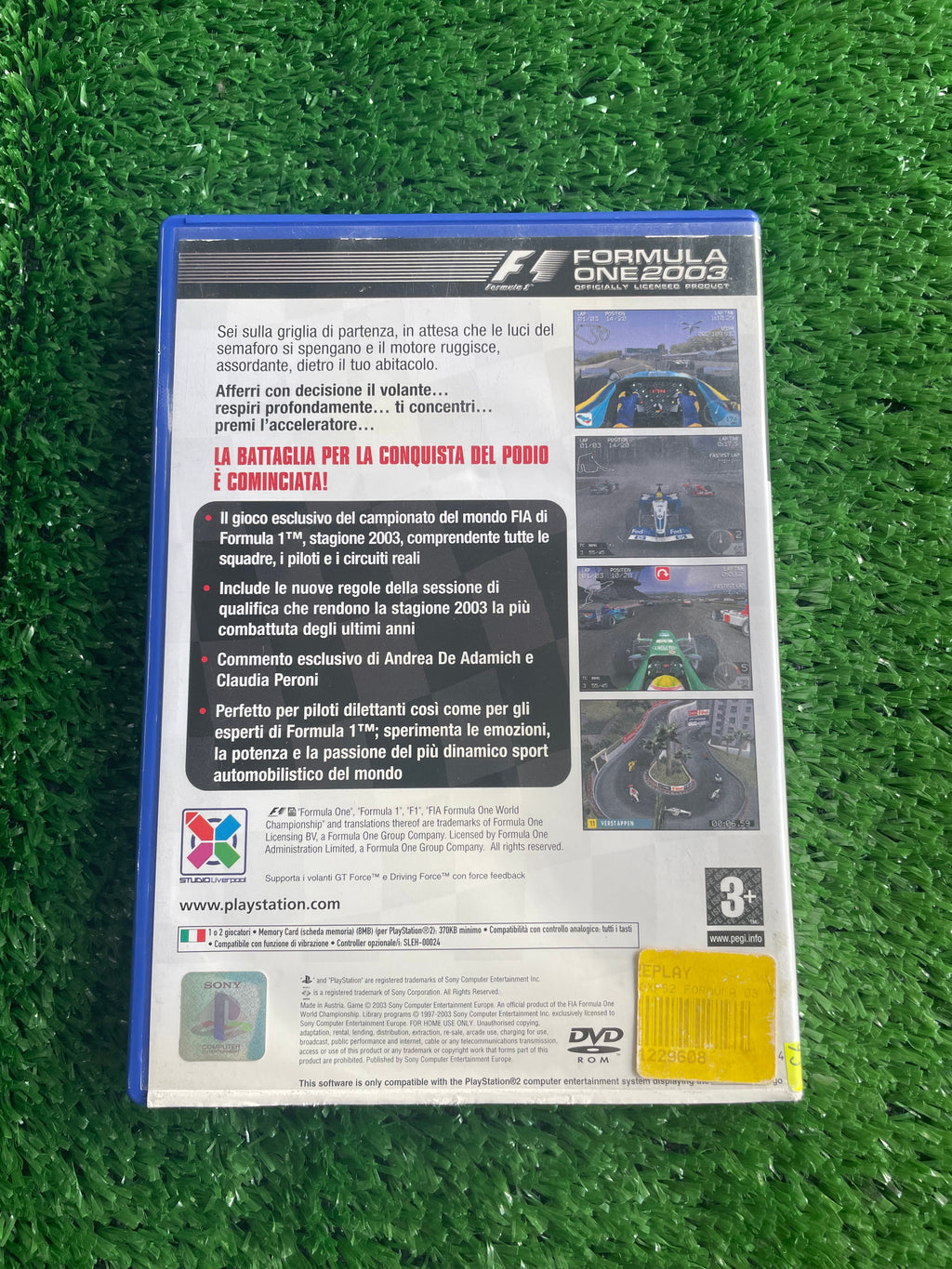#G055 Videogioco ps2 Formula One 2003