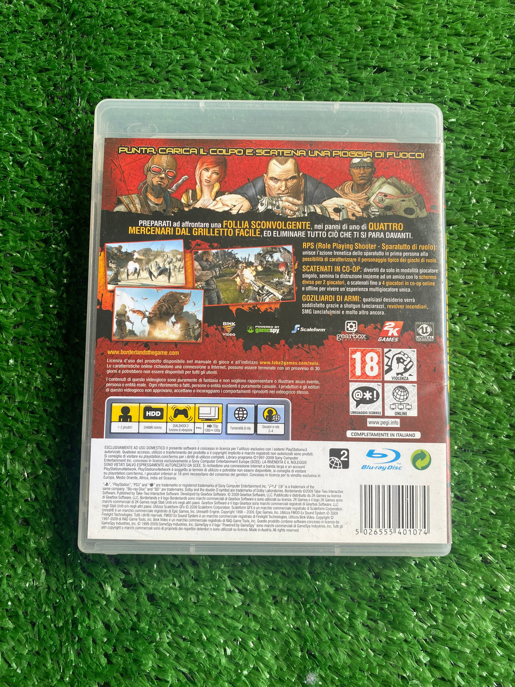 #G045 Videogioco ps3 Borderlands