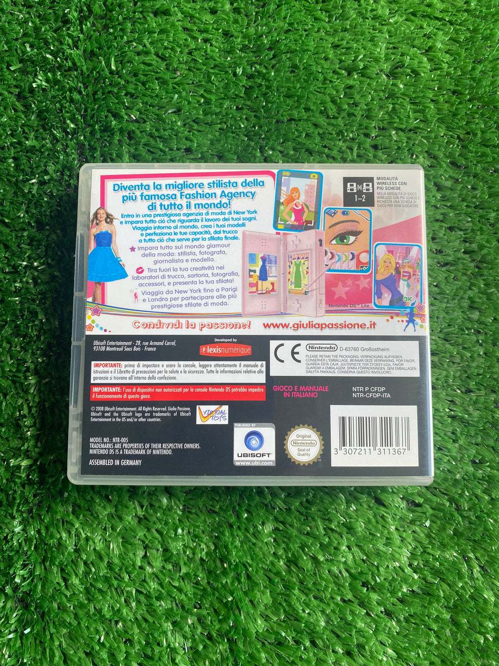 #G137 Videogioco Nintendo DS Giulia Passione Top Model