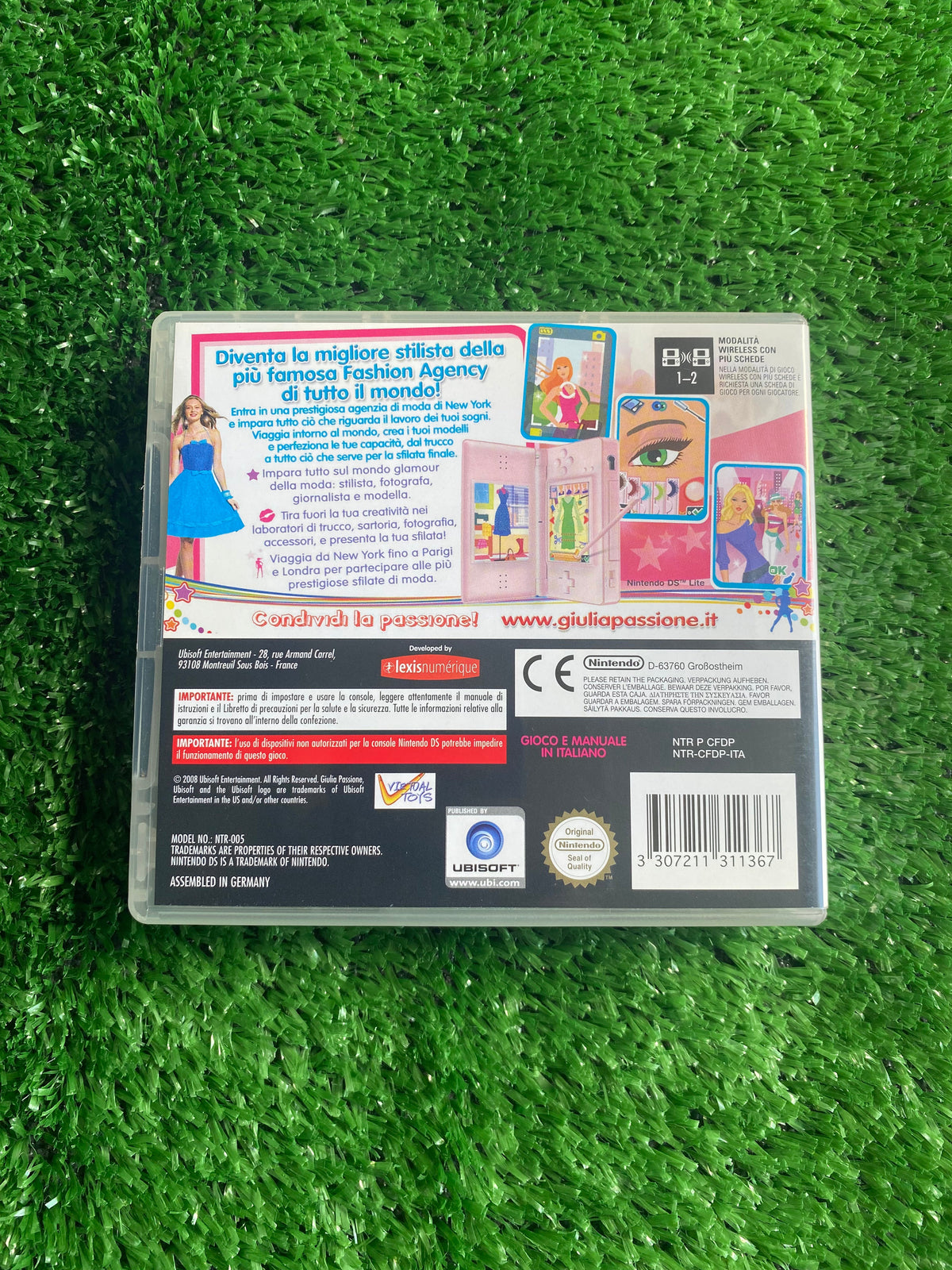 #G137 Videogioco Nintendo DS Giulia Passione Top Model