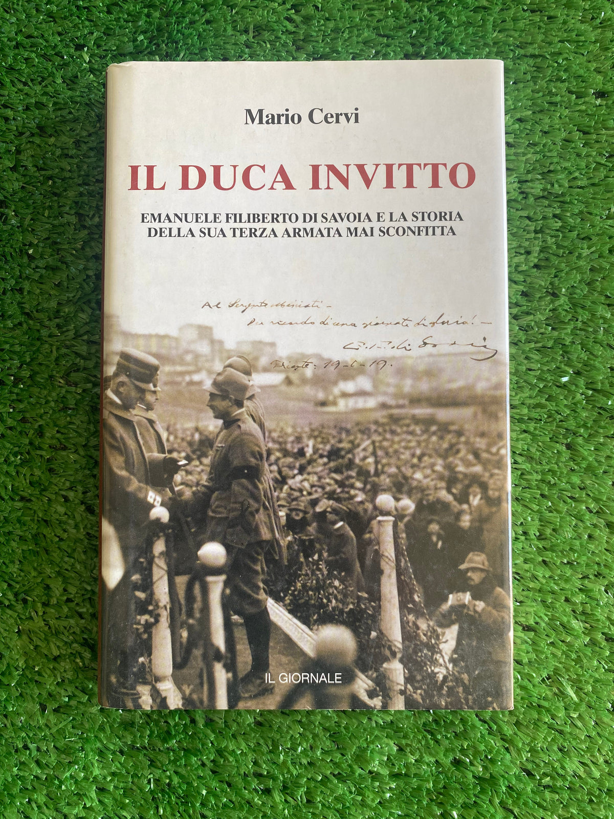 Libro - Mario Cervi - Il Duca Invitto (Emanuele Filiberto di Savoia) #L7