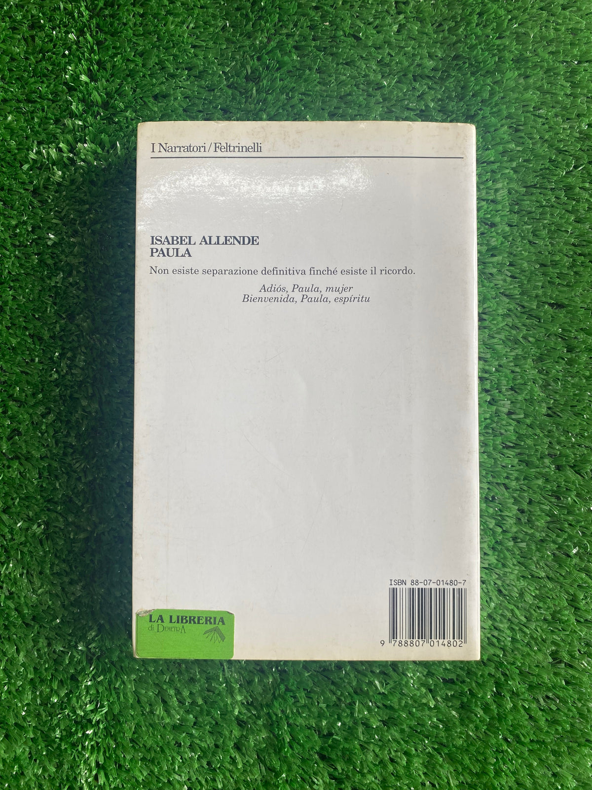 Libro - Isabel Allende - Paula (Feltrinelli I Narratori - Copertina rigida) #L94