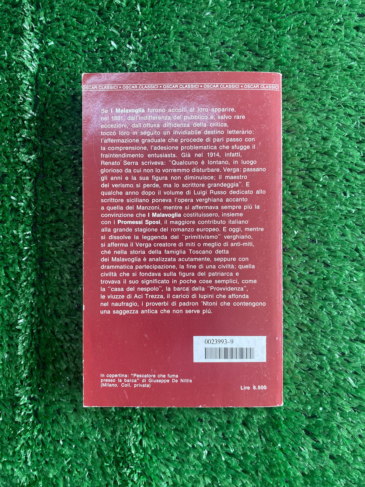 Libro - Giovanni Verga - I Malavoglia (Oscar Classici Mondadori) #L92