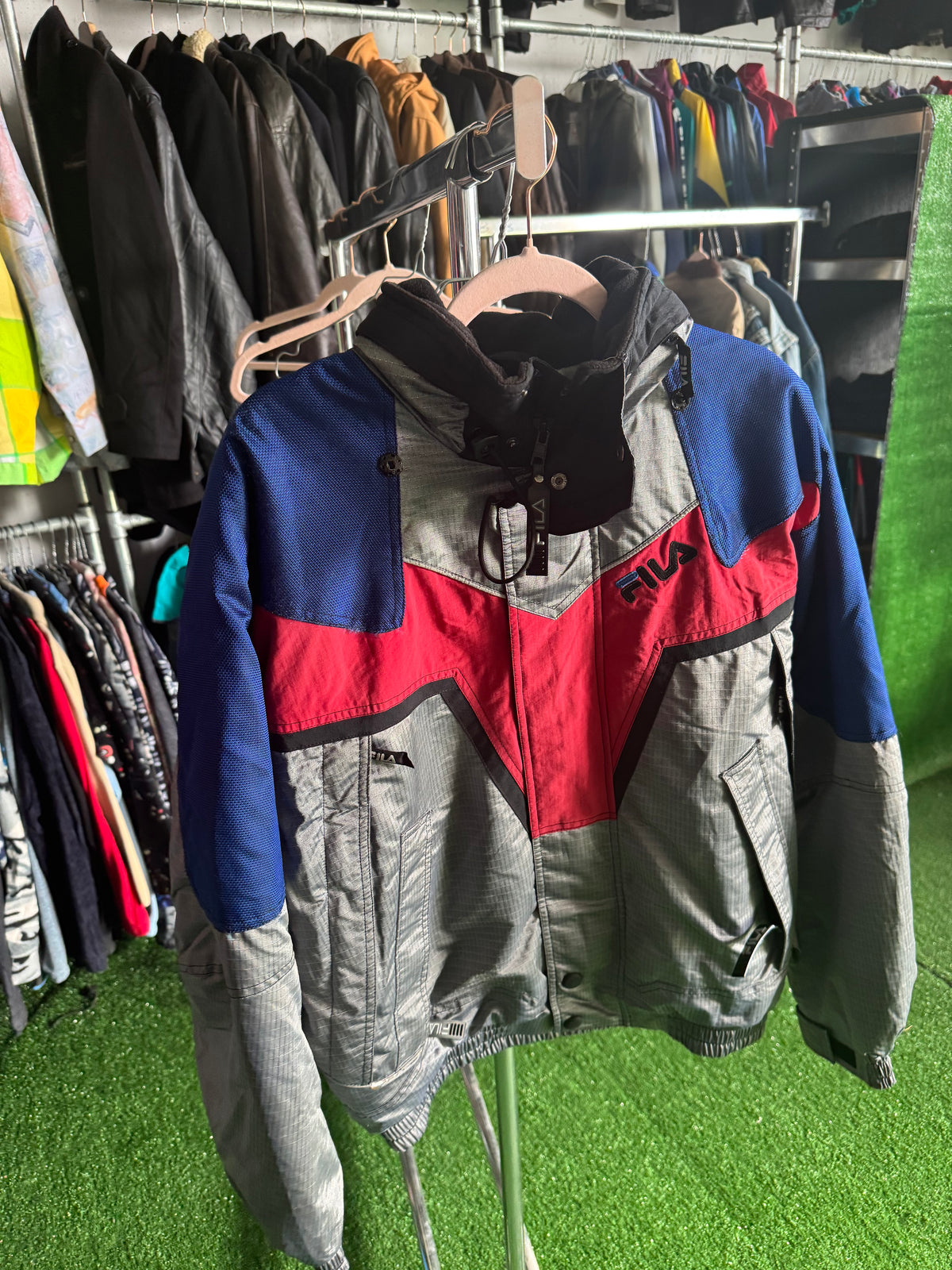 Giubbotto Fila Vintage — Color Block Anni '90